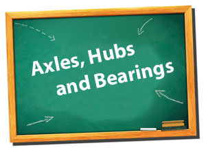 pontoon trailers - Axles Bearings and Hibs