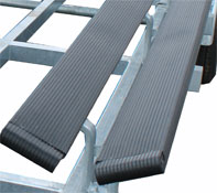 plastic covered pontoon bunks