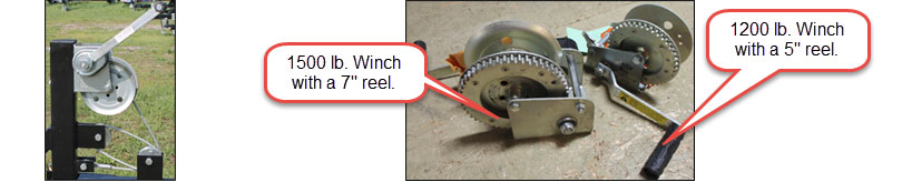 pintoon trailer winches