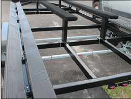bunk style pontoon trailer load guide