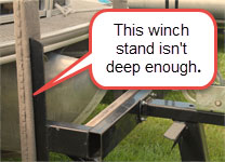 pontoon trailer winch stand