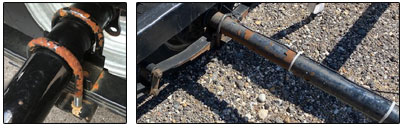 pontoon trailer axle types