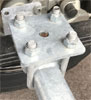 pontoon trailer spring axle attachment