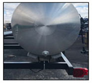 bracket for pontoon trailer