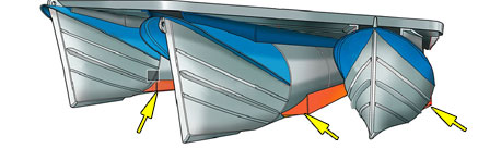 triple tube pontoon
