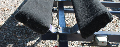 welded pontoon trailer bunk bracket