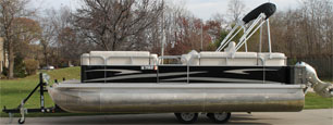 center lift pontoon trailers