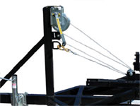 heavy duty prontoon trailer winch