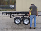 center lift pontoon trailer tip test