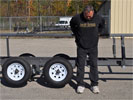 center lift pontoon trailer tip test