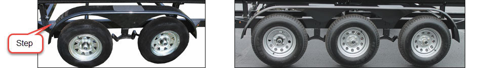 custom pontoon trailer fenders