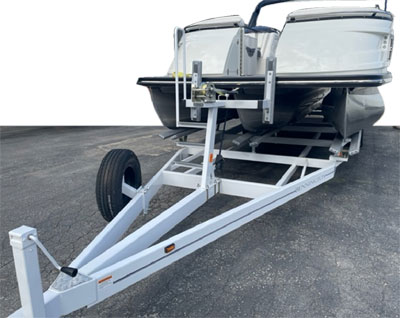 improper fitting pontoon trailer