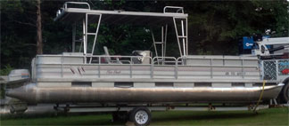 pontoon trailer