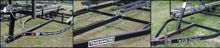 pontoon boat trailer bracing