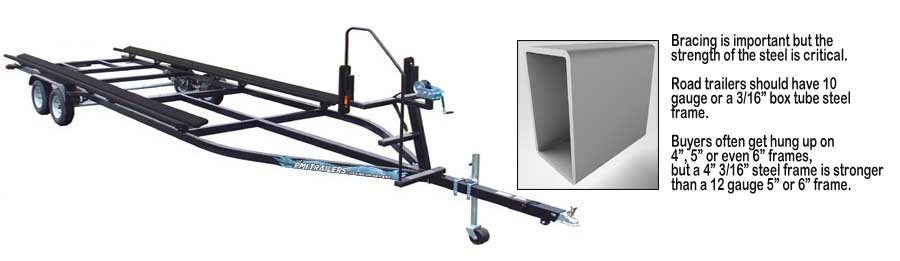 pontoon trailer frame