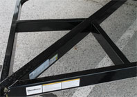 pontoon trailer bracing