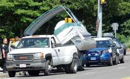 Pontoon Trailer gone wrong