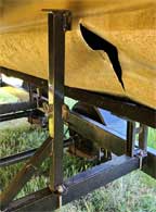 damaged pontoon