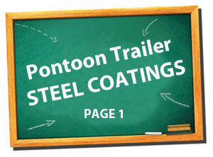 pontoon trailer steel coatings