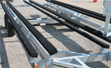 triple tube pontoon trailer